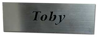Aluminum Name Plate